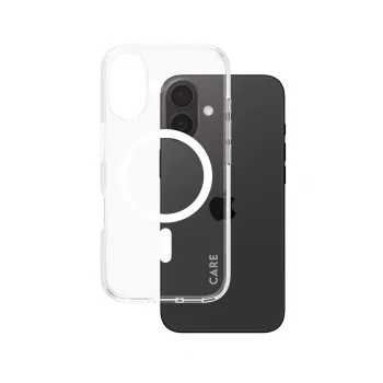 PanzerGlass CARE™ by ® Urban Combat Case Transparentny z Białym MagSafe iPhone 16