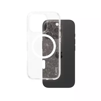 PanzerGlass CARE™ by ® Urban Combat Case Star Lit w. biały MagSafe iPhone 16 Pro