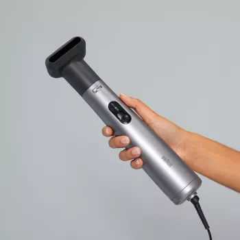 Szczotka na gorące powietrze BRAUN AS 4.3 Czarny i Srebrny — 1000 W, przewód 2,2 m