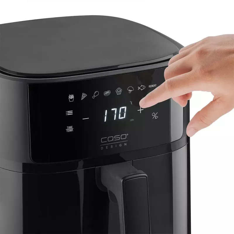 Frytkownica beztłuszczowa Caso Designer frytkownica beztłuszczowa 6.0 — 1700 W, pojemność 6 L, czarna