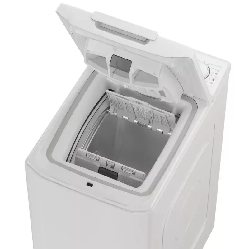 Pralka CANDY TCA273D3-S ładowana od góry 7 kg, 1200 obr./min, klasa energetyczna C, biała