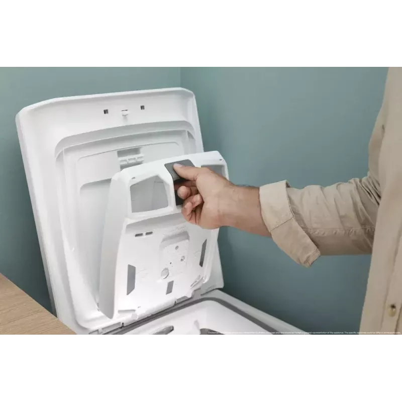 Pralka ładowana od góry CANDY TCA284TM5-S — 8 kg, 1200 obr/min, klasa energetyczna A, 410×600×860 mm, biała
