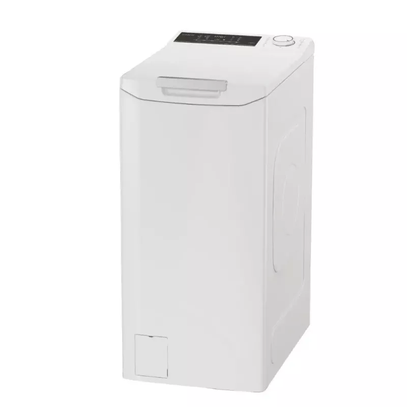 Pralka ładowana od góry CANDY TCA284TM5-S — 8 kg, 1200 obr/min, klasa energetyczna A, 410×600×860 mm, biała
