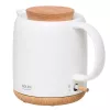 Czajnik elektryczny Adler AD 1304 — 1 l, 1200 W, obudowa ceramiczna, odchylana pokrywa, podstawa obrotowa 360°, biały