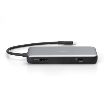 Stacja dokująca DIGITUS USB-C, 7-portowa - HDMI / 2x USB-A 3.2 Gen 2 / GbE / SD / MicroSD - 100W USB Power Delivery