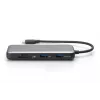 Stacja dokująca DIGITUS USB-C, 7-portowa - HDMI / 2x USB-A 3.2 Gen 2 / GbE / SD / MicroSD - 100W USB Power Delivery