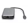 Stacja dokująca DIGITUS USB-C, 7-portowa - HDMI / 2x USB-A 3.2 Gen 2 / GbE / SD / MicroSD - 100W USB Power Delivery