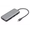 Stacja dokująca DIGITUS USB-C, 7-portowa - HDMI / 2x USB-A 3.2 Gen 2 / GbE / SD / MicroSD - 100W USB Power Delivery