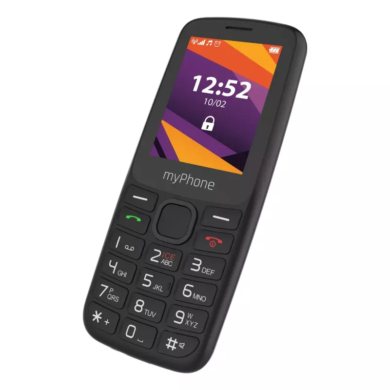 Telefon komórkowy MYPHONE 6410 LTE | 2,4 cala TFT | Czarny