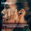 Bezprzewodowe słuchawki douszne Sony LinkBuds Fit WFLS910NB — Bluetooth, 20–20000 Hz, zasięg 10 m, 75 g, czarne