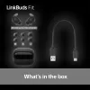 Bezprzewodowe słuchawki douszne Sony LinkBuds Fit WFLS910NB — Bluetooth, 20–20000 Hz, zasięg 10 m, 75 g, czarne