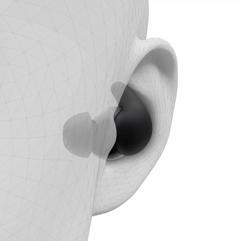 Bezprzewodowe słuchawki douszne Sony LinkBuds Fit WFLS910NB — Bluetooth, 20–20000 Hz, zasięg 10 m, 75 g, czarne