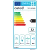 Okap teleskopowy do zabudowy CATA TFK 6005 X, stal nierdzewna, 60 cm, 390 m³/h, sterowanie mechaniczne, klasa energetyczna B, CSLED