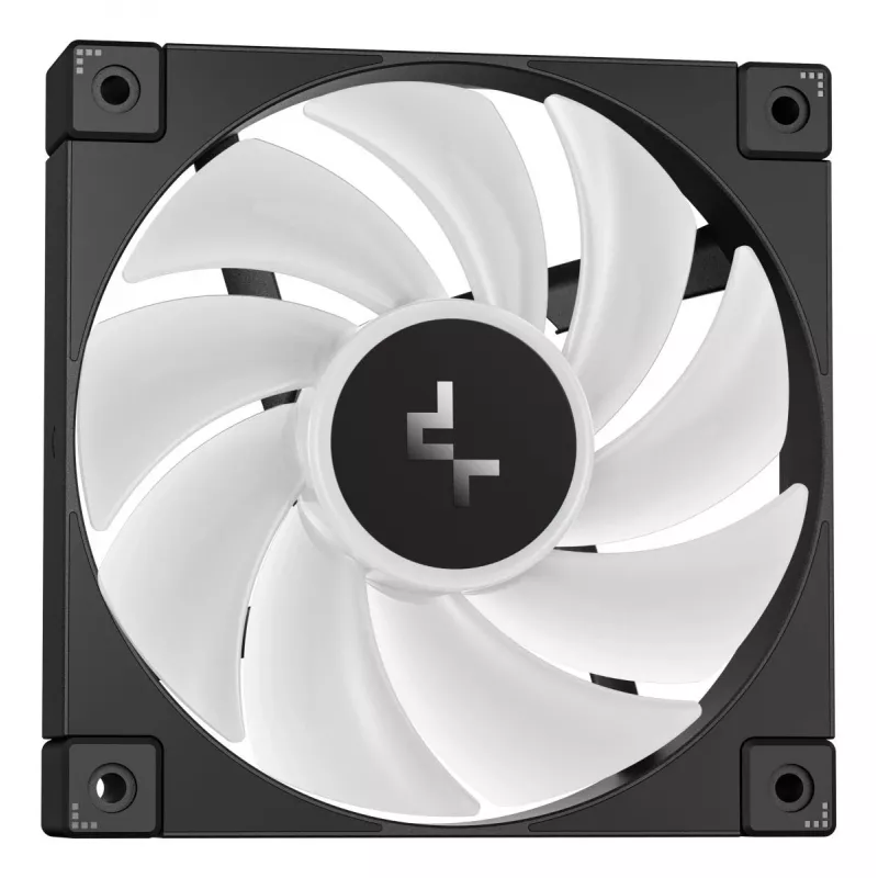 Zestaw chłodzenia cieczą All-in-one DeepCool LT360, 3x wentylatory 120 mm, 2400 RPM, 72,04 cfm, węże 41 cm, radiator aluminiowy, czarny