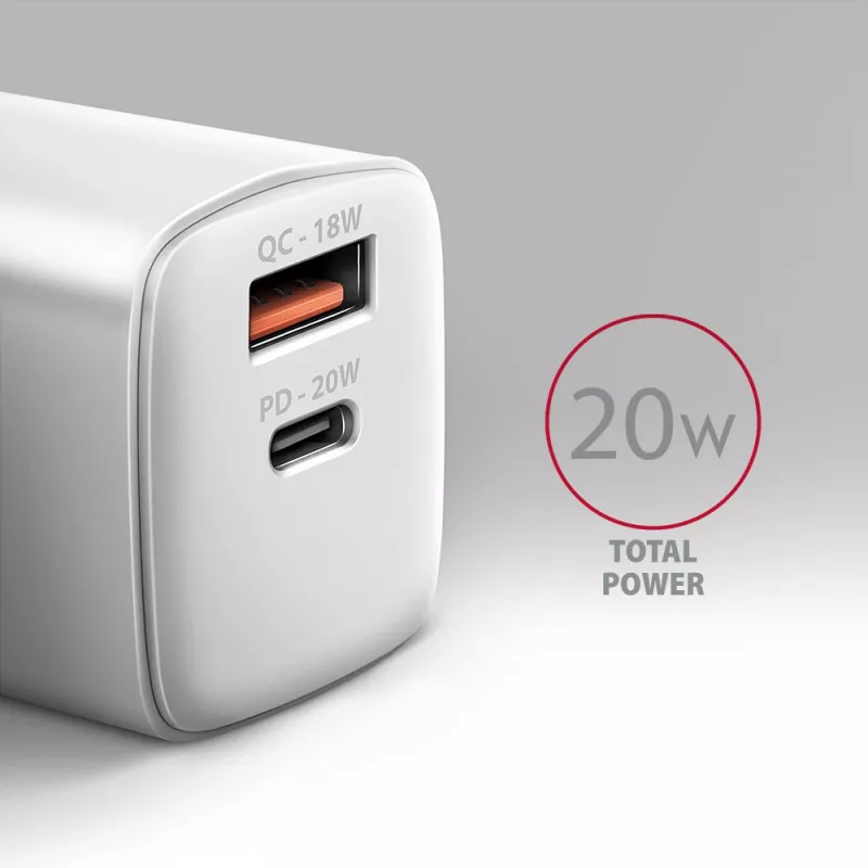 Ładowarka do urządzeń mobilnych Axagon ACU-PQ20W Uniwersalna Biała