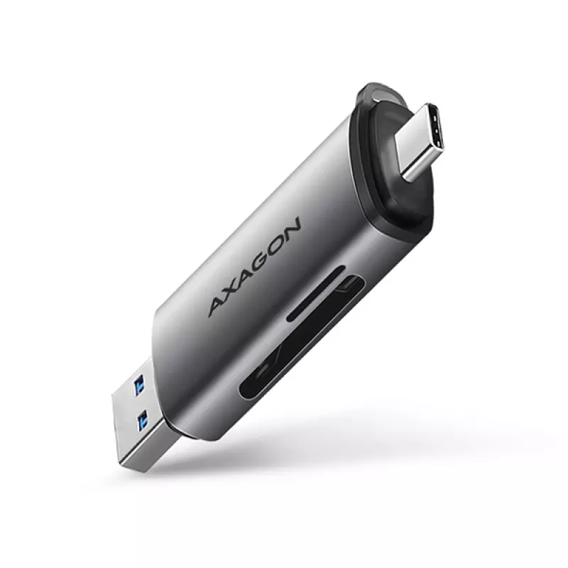 Czytnik kart Axagon CRE-SAC SuperSpeed USB-C+USB-A 5 Gb/s