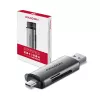 Czytnik kart Axagon CRE-SAC SuperSpeed USB-C+USB-A 5 Gb/s
