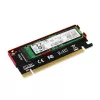 Axagon PCEM2-S PCIe x16 – adapter gniazda M.2 NVMe M-key, z pasywnym aluminiowym radiatorem