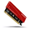 Axagon PCEM2-S PCIe x16 – adapter gniazda M.2 NVMe M-key, z pasywnym aluminiowym radiatorem