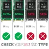Axagon PCEM2-S PCIe x16 – adapter gniazda M.2 NVMe M-key, z pasywnym aluminiowym radiatorem