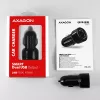 Axagon PWC-5V5 SMART ładowarka samochodowa 24W, 2x port USB-A, 5V/2,4A + 5V/2,4A