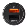 Ładowarka samochodowa Axagon PWC-QC5 do urządzeń mobilnych Telefon, Smartfon, Tablet, Uniwersalna Czarna Zapalniczka Szybkie ładowanie Auto