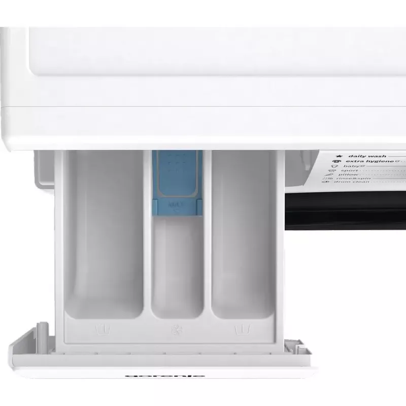 Pralka Gorenje W3NGPI72SBS ładowana od przodu 7 kg, 1200 obr./min, LCD, para, 59,5×43,5 cm, Klasa energetyczna B
