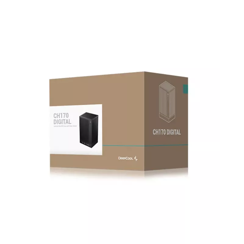 DEEPCOOL R-ch170-bknpi0d-g-1 Obudowa komputerowa Tower - Czarna