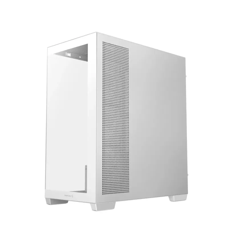 Obudowa PC DeepCool CG580 4F WH Midi Tower ATX/Micro ATX/ITX, hartowane szkło, 3×120mm + tylny 120mm wentylator, biała