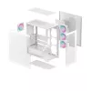 Obudowa PC DeepCool CG580 4F WH Midi Tower ATX/Micro ATX/ITX, hartowane szkło, 3×120mm + tylny 120mm wentylator, biała