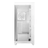 Obudowa PC DeepCool CG580 4F WH Midi Tower ATX/Micro ATX/ITX, hartowane szkło, 3×120mm + tylny 120mm wentylator, biała