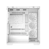 Obudowa PC DeepCool CG580 4F WH Midi Tower ATX/Micro ATX/ITX, hartowane szkło, 3×120mm + tylny 120mm wentylator, biała