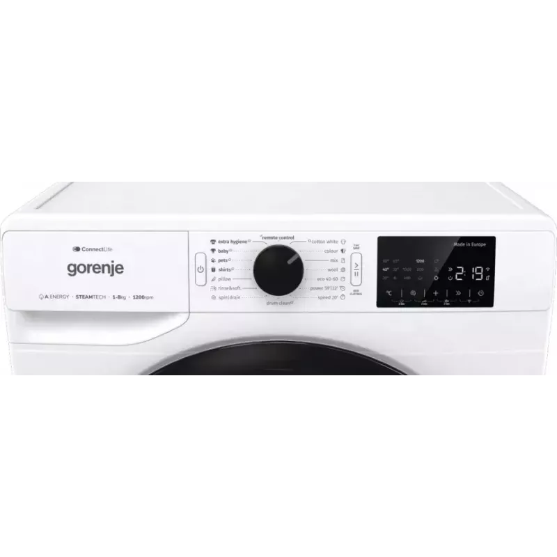 Pralka ładowana od przodu Gorenje WPNEI82A1SWIFI 8 kg 1200 obr./min Biała