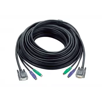 Kabel KVM ATEN PS/2 HDB 1,2 m Czarny