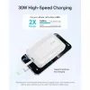Powerbank Anker Zolo 10000mAh, 30W Super Fast Charging, zintegrowany kabel USB-C, biały