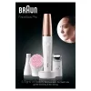 Depilator do twarzy Braun 81636295, biały/brązowy