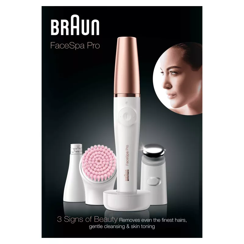 Depilator do twarzy Braun 81636295, biały/brązowy