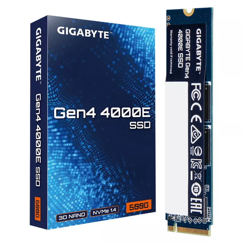 SSD disk GIGABYTE 500 GB M.2 PCI Express 4.0 NVMe Gen4 4000E