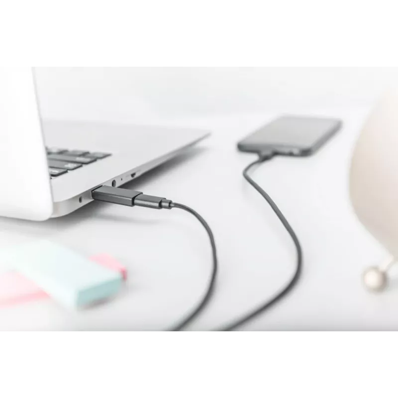 DIGITUS adapter USB Type-C, typ A na C M/Ż, 3A, 5Gb, wersja 3.0, czarny