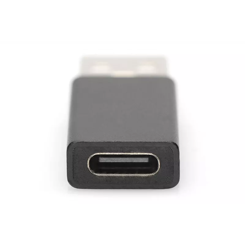 DIGITUS adapter USB Type-C, typ A na C M/Ż, 3A, 5Gb, wersja 3.0, czarny