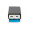 DIGITUS adapter USB Type-C, typ A na C M/Ż, 3A, 5Gb, wersja 3.0, czarny