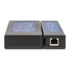 DIGITUS Tester kabli – tester jednostronny tester PoE z etui