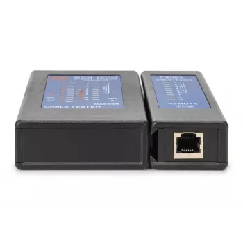 DIGITUS Tester kabli – tester jednostronny tester PoE z etui