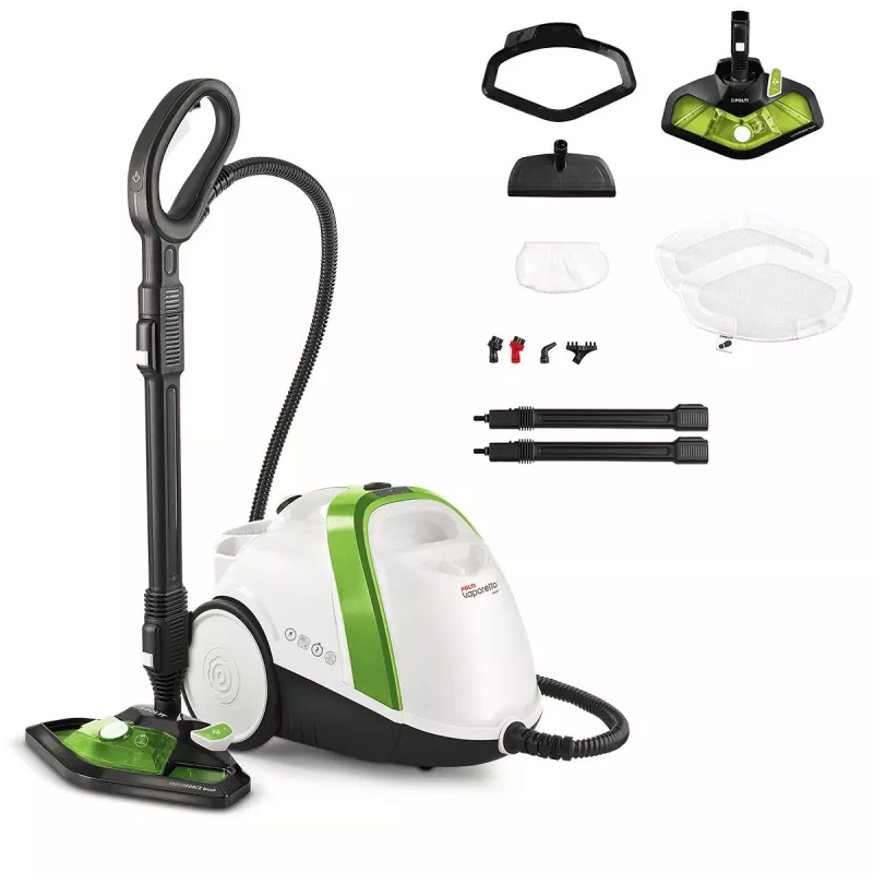 Polti Vaporetto Smart 110 Eco Odkurzacz parowy cylindryczny 1500 W Czarny, Zielony, Biały
