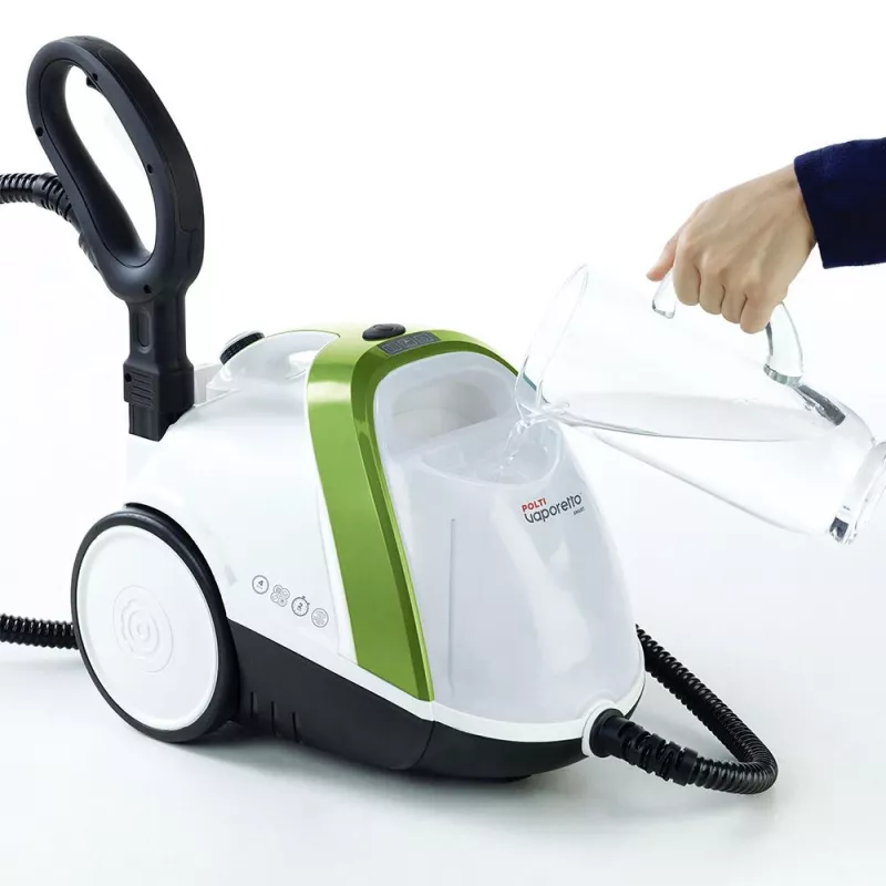 Polti Vaporetto Smart 110 Eco Odkurzacz parowy cylindryczny 1500 W Czarny, Zielony, Biały