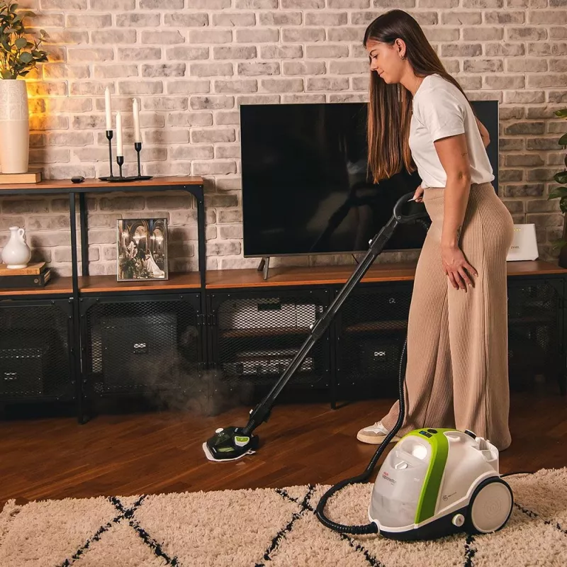 Polti Vaporetto Smart 110 Eco Odkurzacz parowy cylindryczny 1500 W Czarny, Zielony, Biały