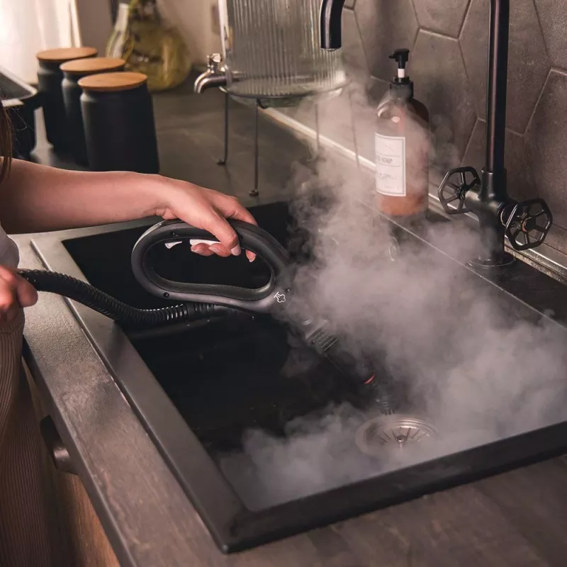 Polti Vaporetto Smart 110 Eco Odkurzacz parowy cylindryczny 1500 W Czarny, Zielony, Biały