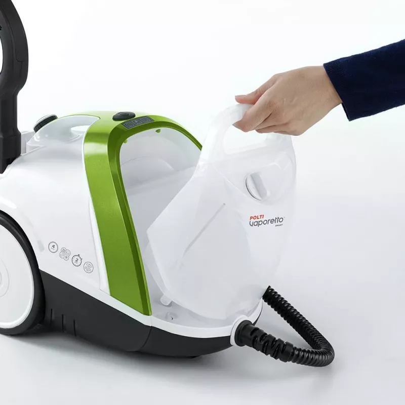 Polti Vaporetto Smart 110 Eco Odkurzacz parowy cylindryczny 1500 W Czarny, Zielony, Biały
