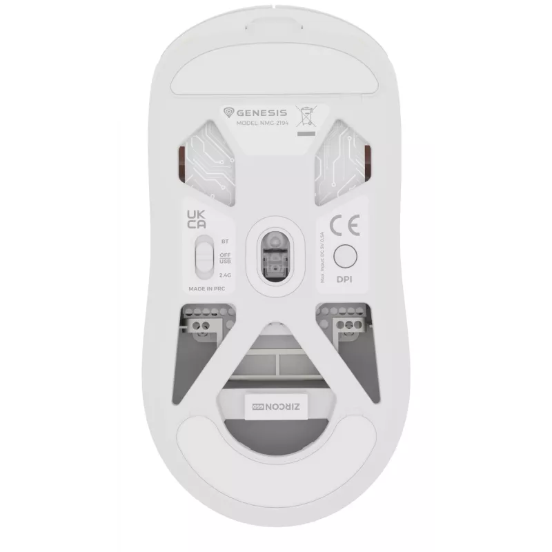 Mysz GENESIS NMG-2194 Gaming Ambidextralna Bluetooth + USB Type-C Optyczna 26000 DPI