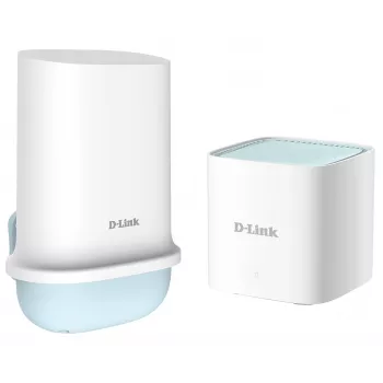 Zestaw D-Link 5G Wi-Fi 6 z anteną zewnętrzną DWP-1010/KT, Biały, Wewnętrzna, System Mesh, Zasilanie, Status, Dwuzakresowy (2,4 GHz / 5 GHz), Wi-Fi 6 (802.11ax)